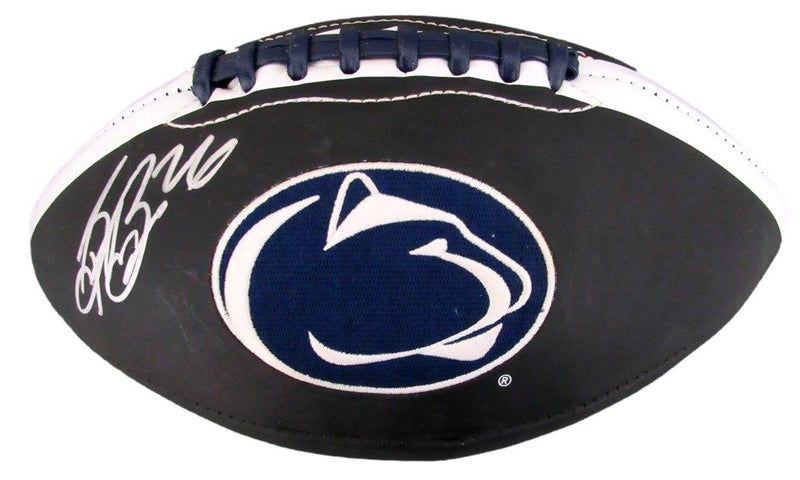 Saquon Barkley Autographed Black Penn State Logo Football PSA/DNA 183537