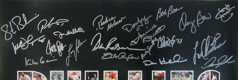 Philadelphia Phillies Greats Multi-Signed (35+) 16x20 Photo JSA 141505