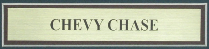 Chevy Chase Signed/Auto "Caddy Shack" Pin Flag w/ Photos Framed JSA 189733