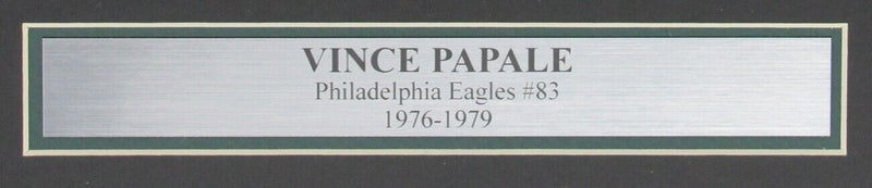 Vince Papale Eagles Signed 11x17 "Invincible" Movie Print Framed JSA 154950