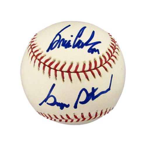 George Steinbrenner/Brian Cashman Dual-Signed OML Baseball Yankee Steiner 190571