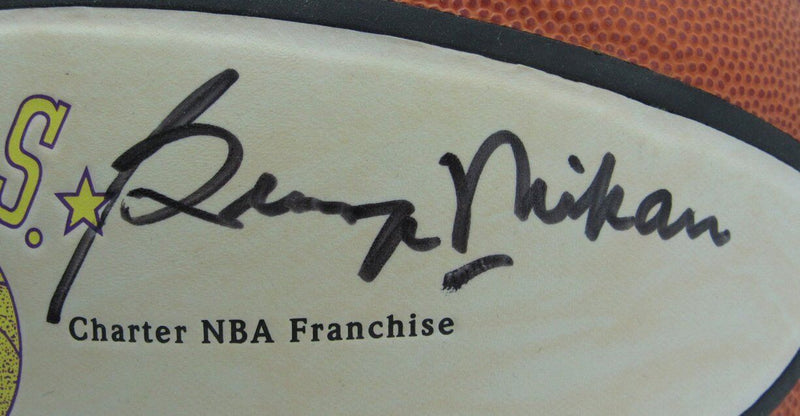 Mikan/Mikkelson/Kundla Multi-Signed Minneapolis Lakers Legends Basketball 164769