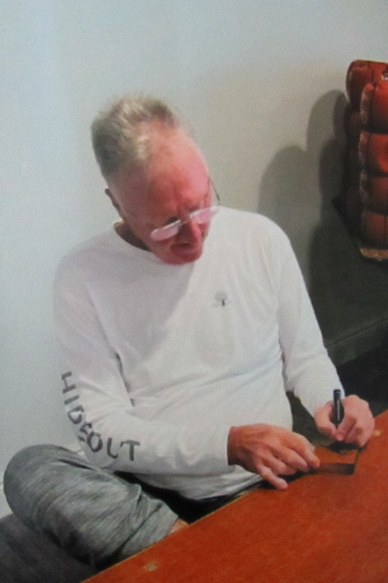 Larry Bird Autographed Boston Garden Parquet Court Floor 4 "x 2"x1"JSA 189310