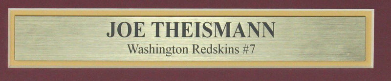 Joe Theismann Washington Redskins Signed/Inscr 11x14 Photo Framed JSA 166059