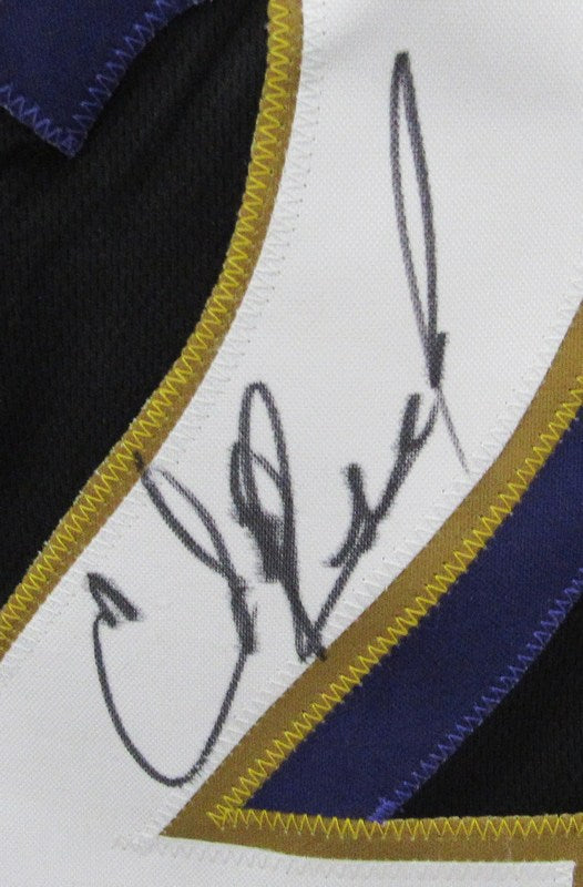 Ed Reed Signed Black Custom Football Jersey Ravens Beckett 186207