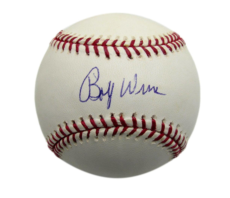 Bobby Wine Signed/Auto Rawlings OML Baseball Philadelphia Phillies JSA 187314