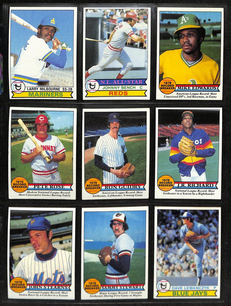 1979 Topps Baseball Card Complete Set (1-726) Rose Smith RC Ryan Brett 191963
