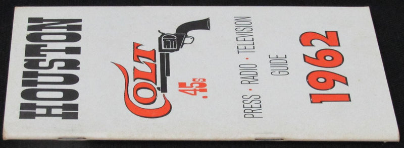 1962 Houston Colt .45s Media/Press Guide 1st Season 188795