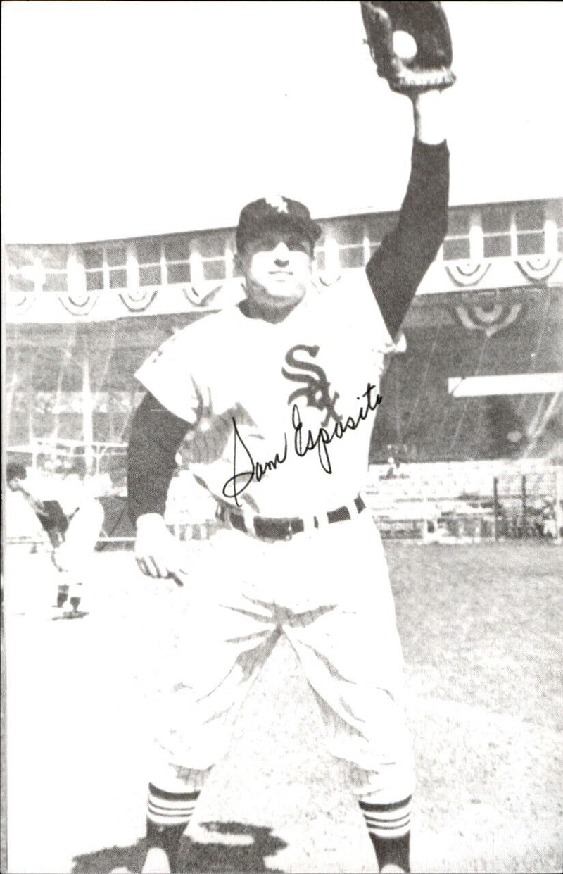 Sammy Esposito White Sox Signed/Auto 3x5  Photo 178215