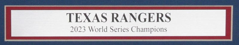 The Dallas Morning News Newspaper 2023 Texas Rangers World Series Champs Framed4