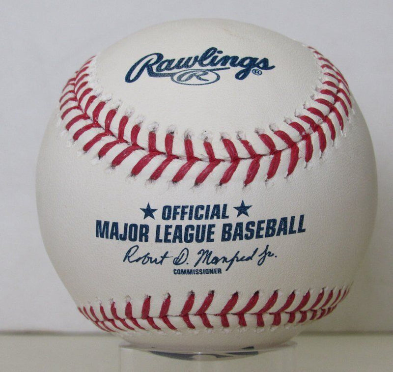 Mitch Williams Autographed Rawlings OML Baseball Phillies Wild thing