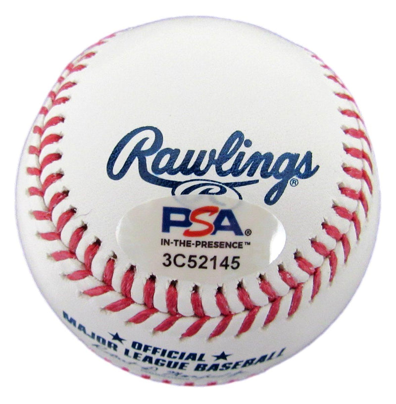 Jimmy Rollins Signed/Auto OML Baseball Philadelphia Phillies PSA/DNA 189595