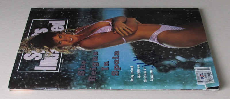 Kathy Ireland Signed March 9, 1992 Sports Illustrated Magazine PSA/DNA 191593