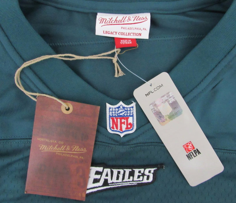 Brian Dawkins Signed Eagles Mitchell & Ness Green Football Jersey PSA/DNA 190725