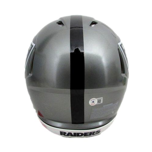 Marcus Allen Signed/Insc Full Size Authentic Flash Helmet Raiders Beckett 189281