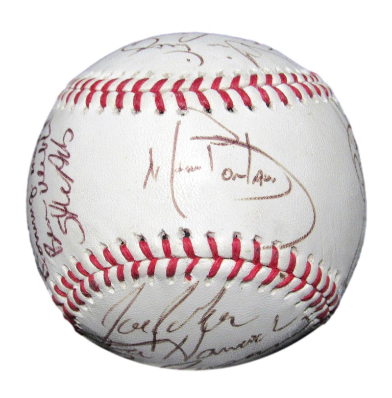 Harrisburg Senators 1990 Team Autographed/Signed Wilson Scholastic Baseball