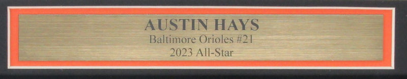 Austin Hays Signed 8x10 Photo Baltimore Orioles Framed JSA 187249