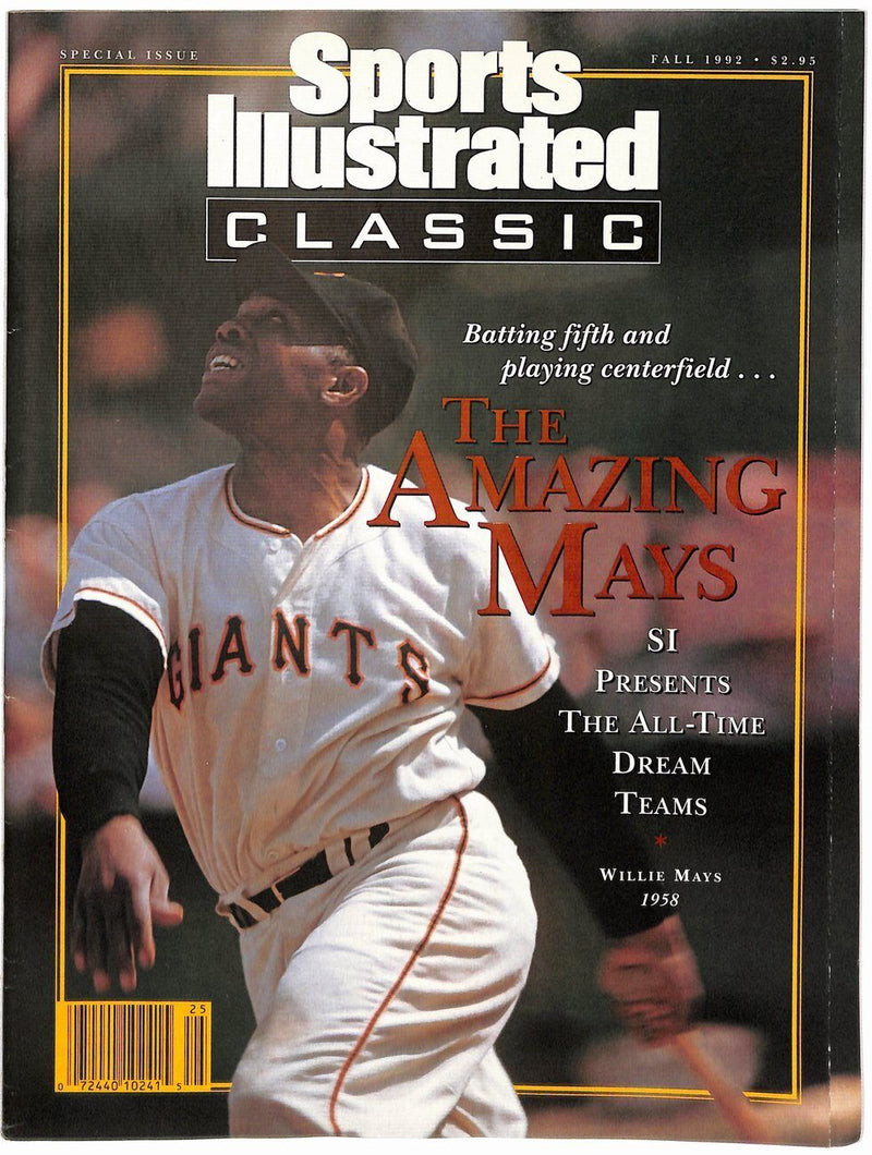 Fall 1992 Willie Mays Sports Illustrated Classic Special Issue NO LABEL 181607