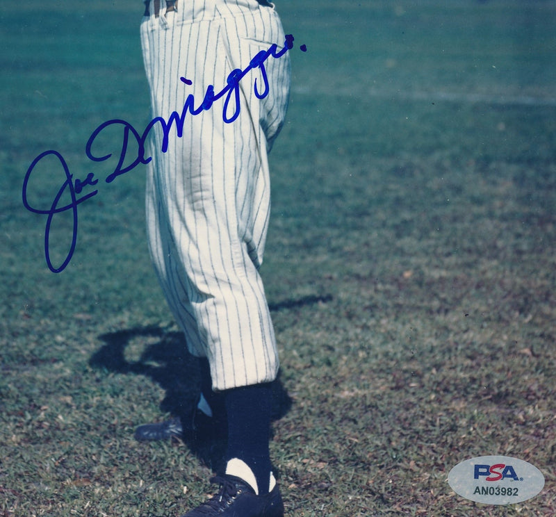 Joe DiMaggio HOF Signed/Autographed 8x10 Photo New York Yankees PSA/DNA 191865