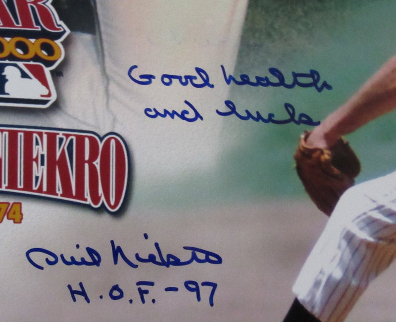 Phil Niekro HOF Signed/Inscribed 16x20 Photo Milwaukee Braves JSA 192906