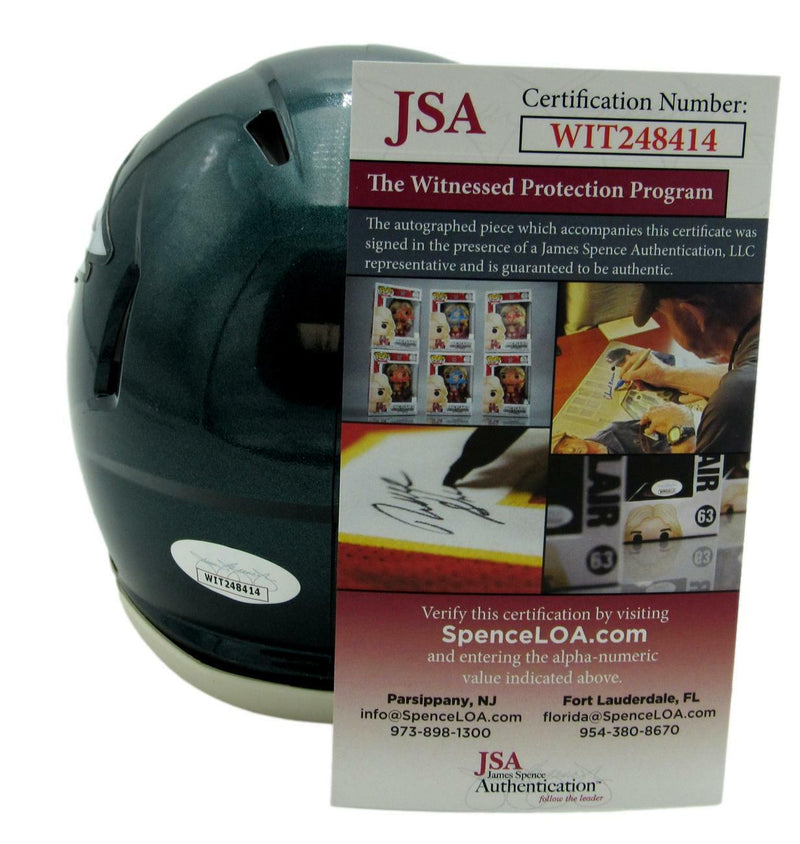 Chris Long Signed/Autographed Eagles Speed Mini Helmet JSA 157564