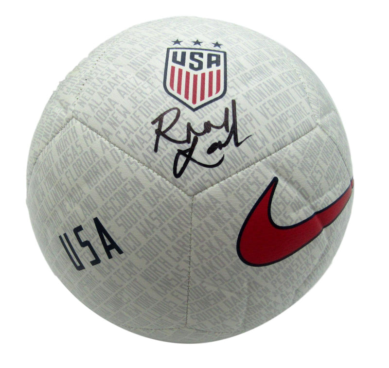 Rose LaVelle USA Women's Soccer Team Signed Nike White Soccer Ball JSA 145813