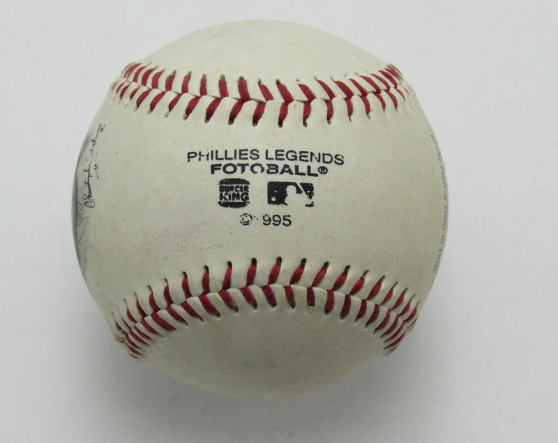 Robin Roberts HOF Autographed Phillies Legends Baseball Philadelphia Phillies