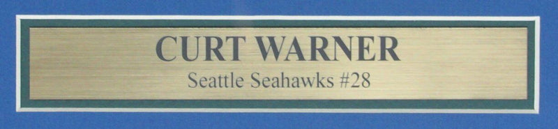 Curt Warner Seattle Seahawks Signed/Autographed 8x10 Photo Framed JSA 162258