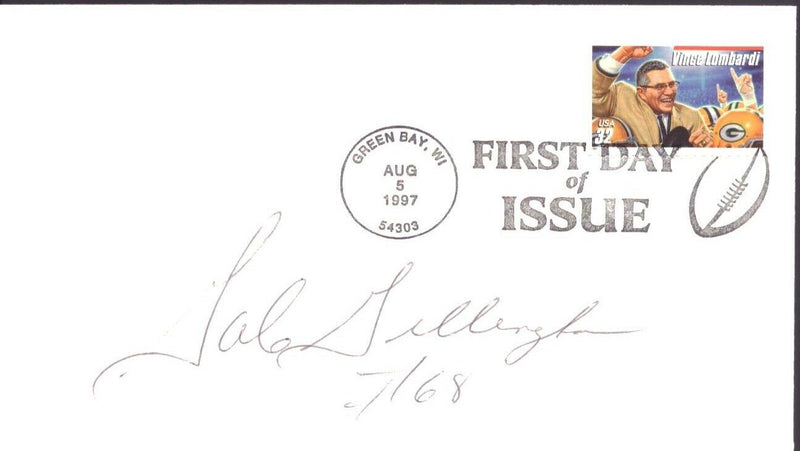 Gale Gillingham Signed 1997 FDC First Day Cover Green Bay Packers 151508