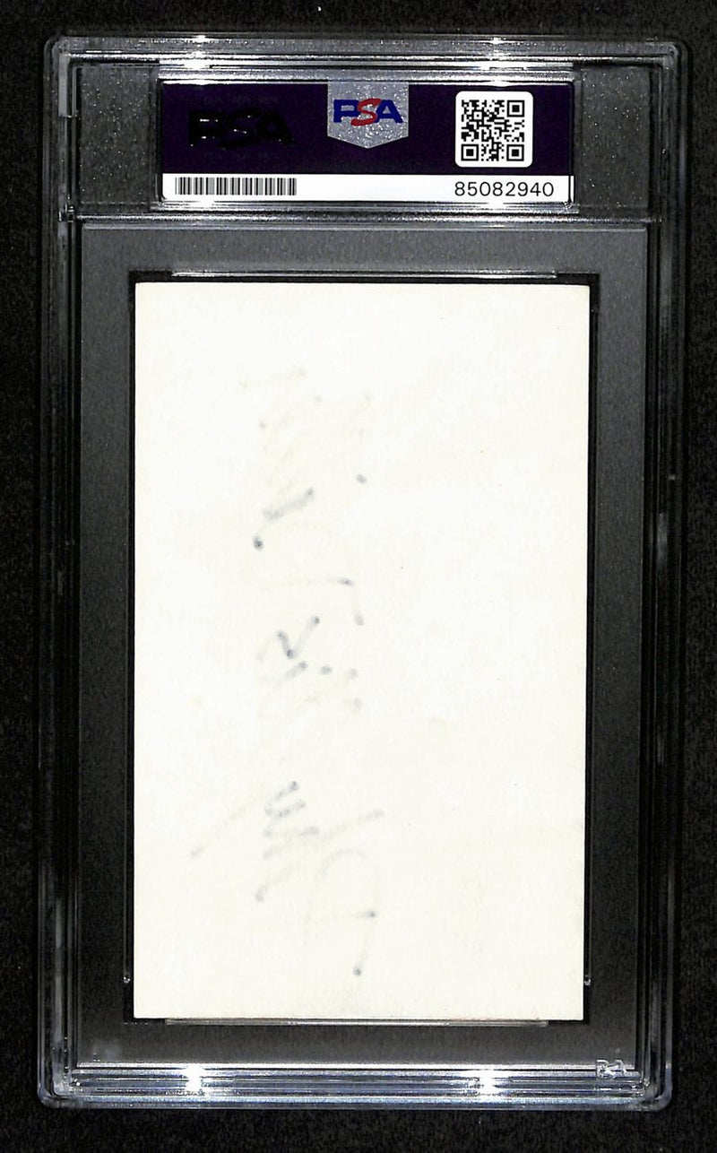 Phyllis Diller Signed 3x5 Index Card Stand-up Comedian PSA/DNA 184369