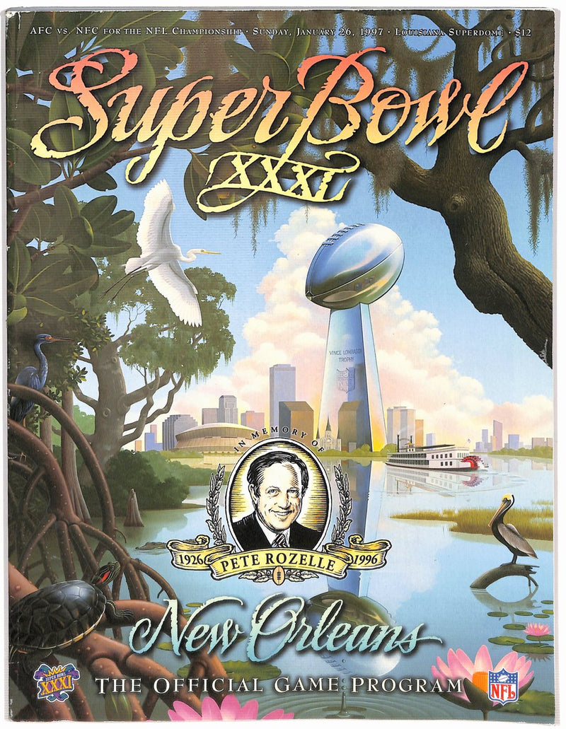 Super Bowl XXI Game Program New England Patriots vs Green Bay Packers 182088
