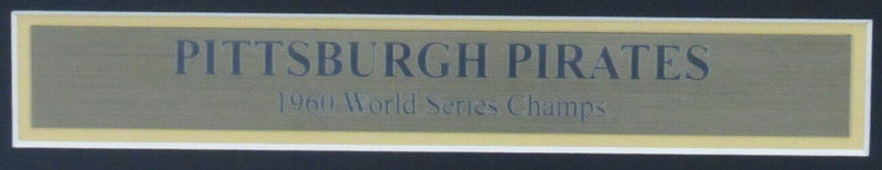 Pirates 1960 World Series Champs The Pittsburgh Press Newspaper Framed 157903