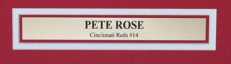 Pete Rose Cincinnati Reds Framed/Signed "17X All Star" 16x20 Photo JSA W776867