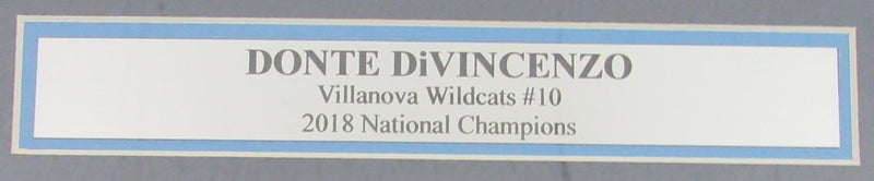 Donte Divincenzo Villanova Champs SI Signed 11x14 Framed Photo JSA 137121