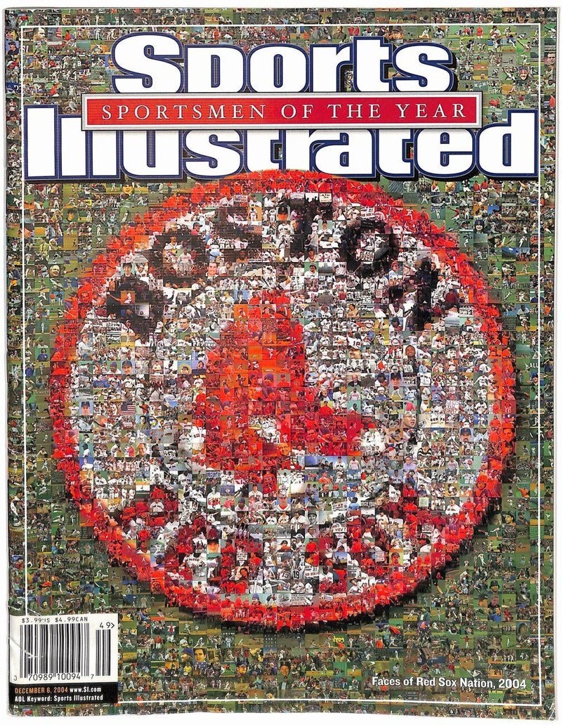 December 6, 2004 Boston Red Sox Sports Illustrated NO LABEL Newstand 181622