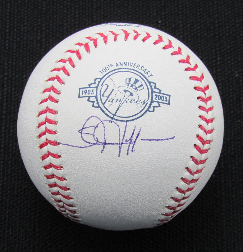 Stanley Jefferson Signed/Auto Yankees 100th OML Baseball JSA 186685
