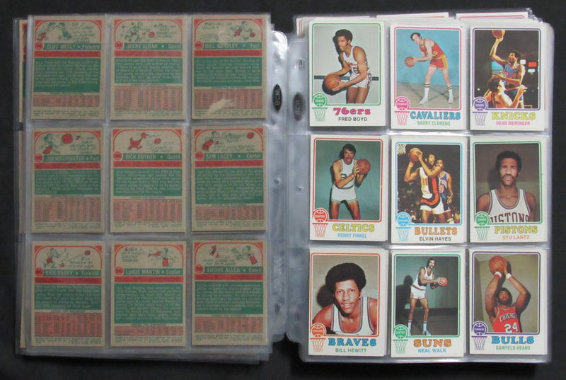 1973-74 TOPPS Basketball Complete Set (264) Abdul-Jabbar Erving West 189322