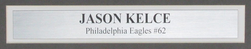 Jason Kelce Signed/Auto 16x20 Photo Philadelphia Eagles Framed PSA/DNA 189788