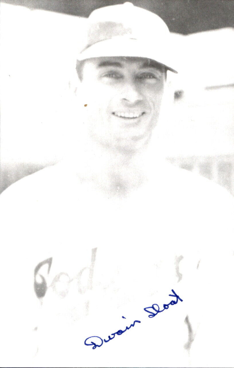 Lefty Sloat Dodgers d. 2003 Signed/Autographed 3x5  Photo 179213