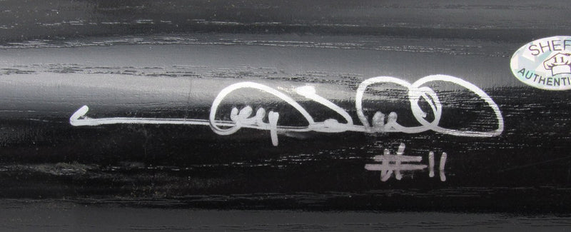 Gary Sheffield Signed/Auto Rawlings Big Stick Black Bat L.A. Dodgers JSA 192227