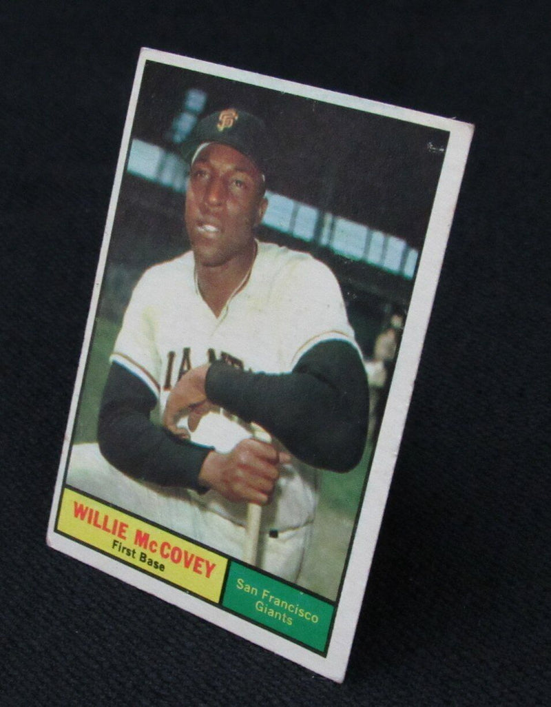 1961 Topps Willie McCovey HOF #517 Authentic Card San Francisco Giants 176789