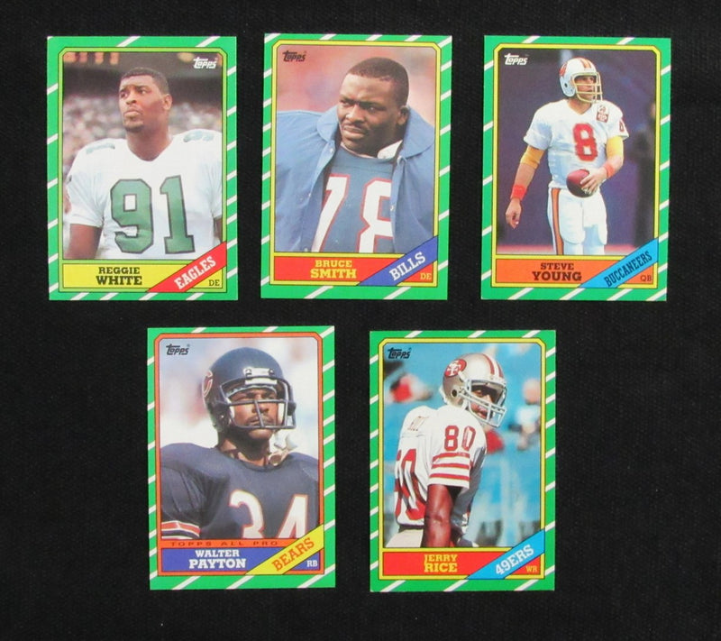 1986 TOPPS Football Complete Card Set (396) Rice RC Young RC White RC 189329
