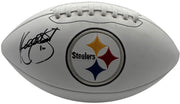 Kordell Stewart signed Pittsburgh Steelers logo football JSA