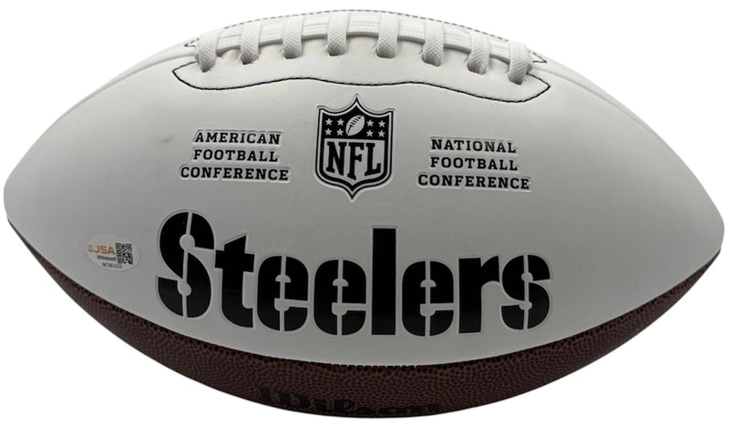 Kordell Stewart Steelers football reverse JSA authentication sticker