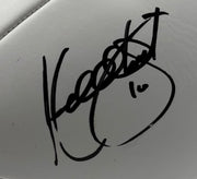 Kordell Stewart autograph close-up signed football