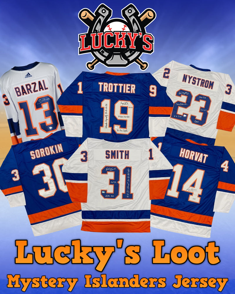 Lucky's Loot Signed Hockey Jersey Mystery Box - New York Islanders