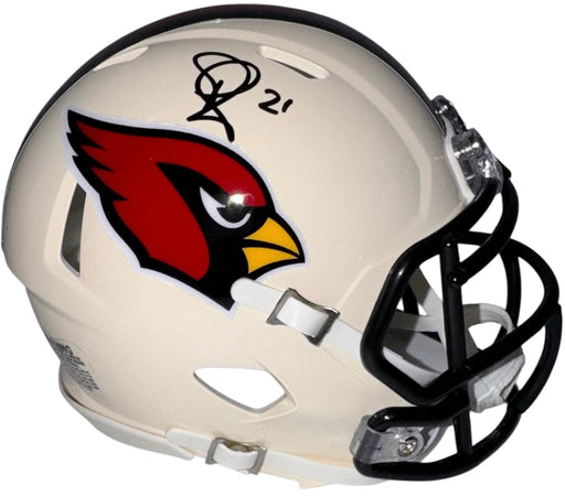 Patrick Peterson signed Arizona Cardinals retro mini helmet side view