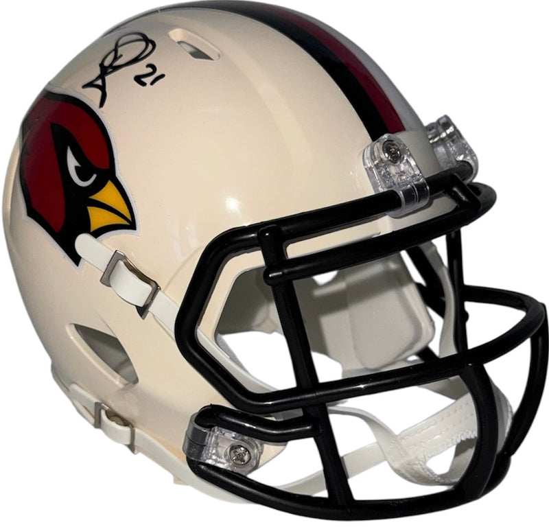 Patrick Peterson autographed Cardinals mini helmet alternate angle