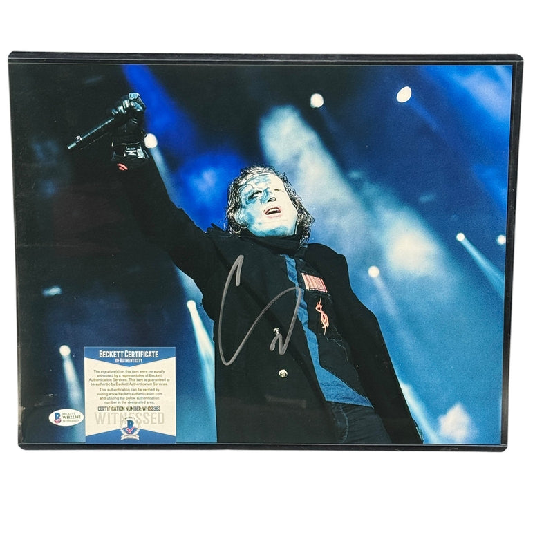 Corey Taylor Signed 11x14 Photo Slipknot Stone Sour Autograph Beckett BAS COA!!