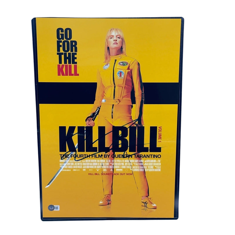 Quentin Tarantino Signed Kill Bill: Volume 1 12x18 Photo Beckett Autograph